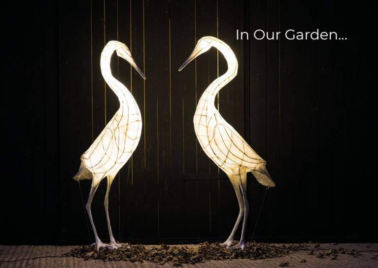 Egret lanterns
